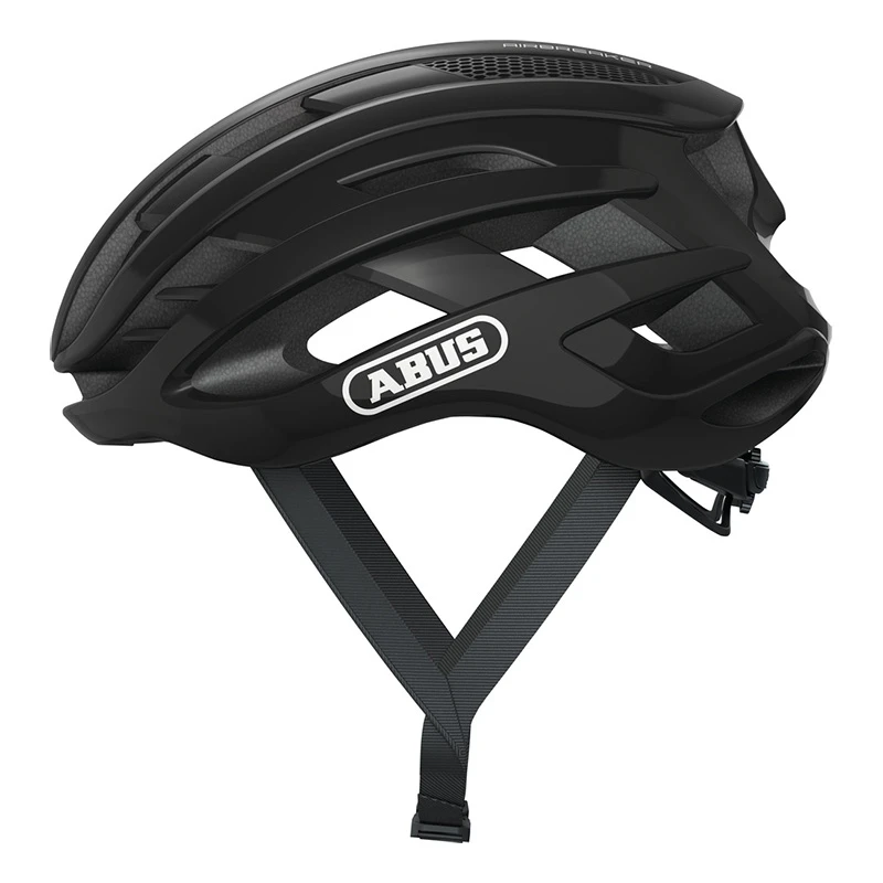 Caschi Bici Strada Casco Bici Abus Airbreaker Shiny Nero