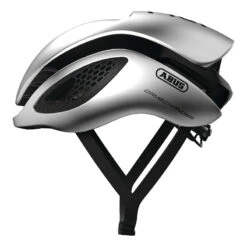 Caschi Bici Strada Casco Bici Abus Gamechanger Gleam Argento