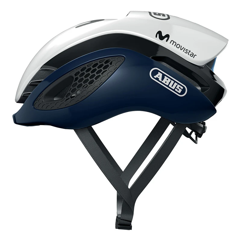 Caschi Bici Strada Casco Bici Abus Gamechanger Movistar 2020