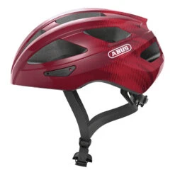 Caschi Bici Strada Casco Bici Abus Macator Bordeaux Rosso