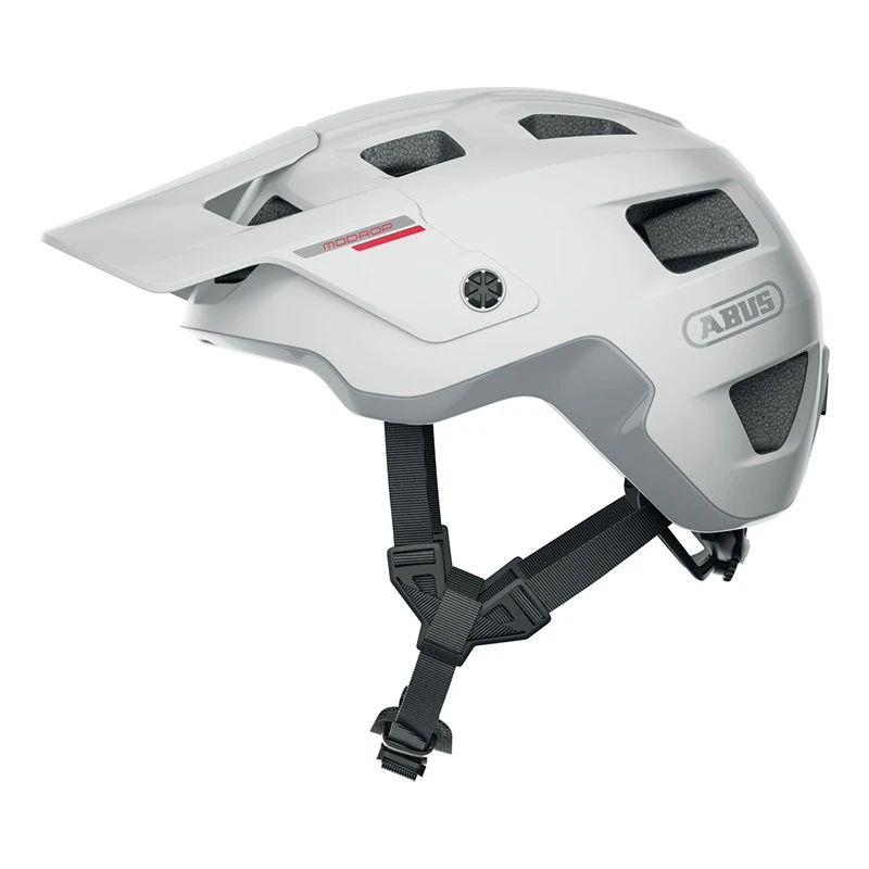 Mtb Casco Bici Abus Modrop Polar Bianco