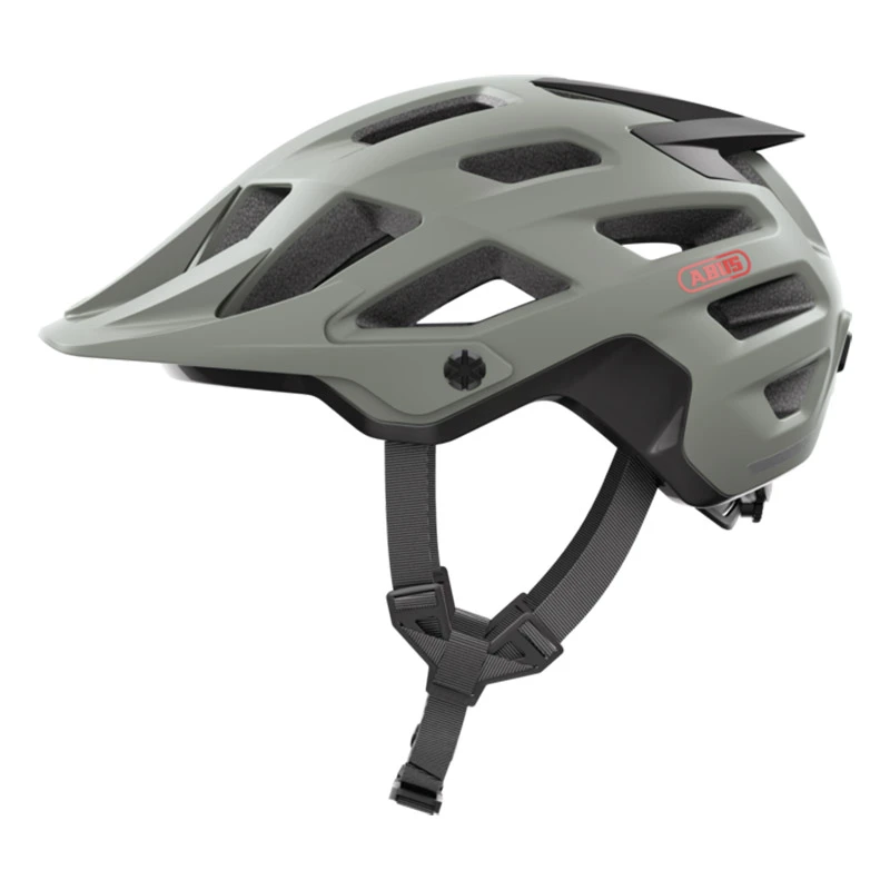 Mtb Casco Bici Abus Moventor 2.0 Chalk Grigio