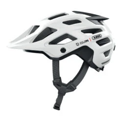 Mtb Casco Bici Abus Moventor 2.0 Quin Shiny Bianco