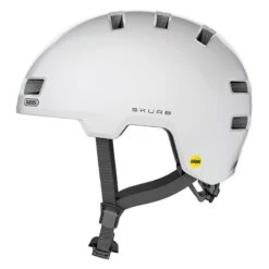 Caschi Bici Strada Casco Abus Skurb Mips Polar Bianco