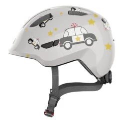 Caschi Bici Strada Casco Bimbo Abus Smiley 3.0 Grigio Police