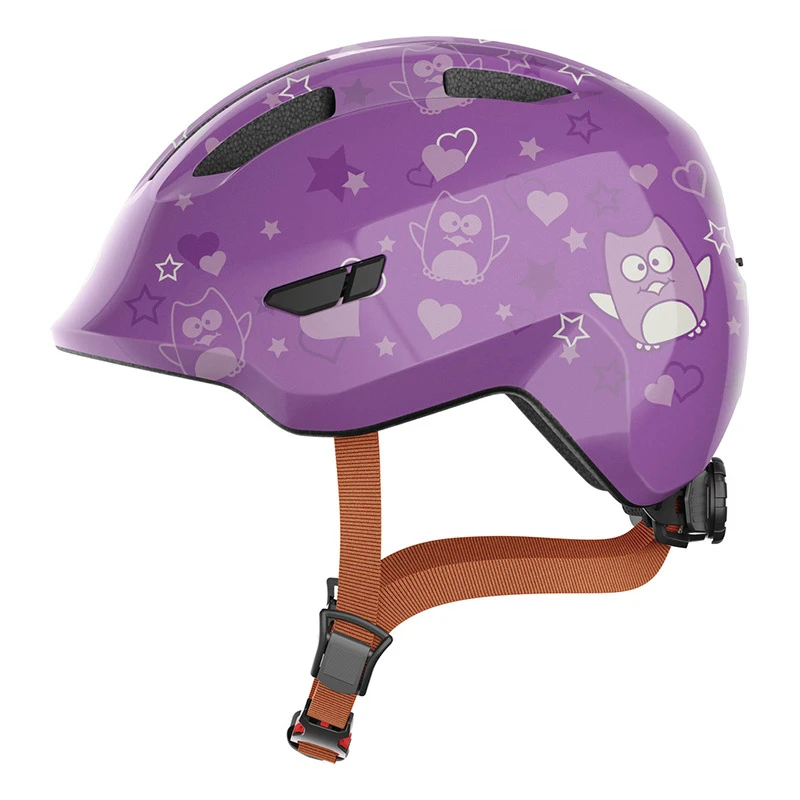 Caschi Bici Strada Casco Bimbo Abus Smiley 3.0 Star Viola