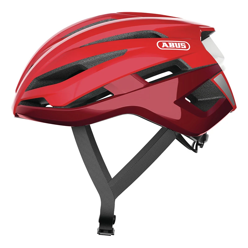 Caschi Bici Strada Casco Bici Abus Stormchaser Blaze Rosso