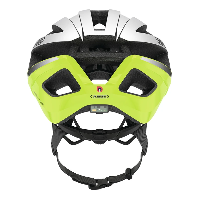 Caschi Bici Strada Casco Bici Abus Viantor Quin Neon Giallo - immagine 2