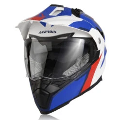 Crosstourer Casco Acerbis Flip Fs-606 Bianco Blu Rosso