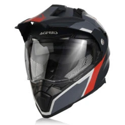 Crosstourer Casco Acerbis Flip Fs-606 Grigio Rosso