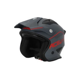 Trial Casco Acerbis Jet Aria 2206 Grigio Rosso