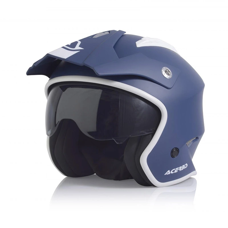 Trial Casco Acerbis Jet Aria Blu