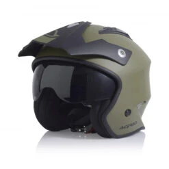 Trial Casco Acerbis Jet Aria Verde Army