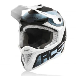 Policarbonato Casco Acerbis Linear Bianco Azzurro