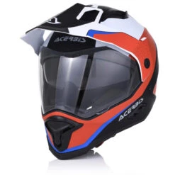 Crosstourer Casco Moto Acerbis Reactive Graffix Rosso Bianco