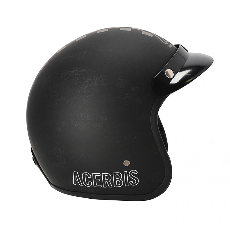 Custom Casco Acerbis Skodela Blu Grigio