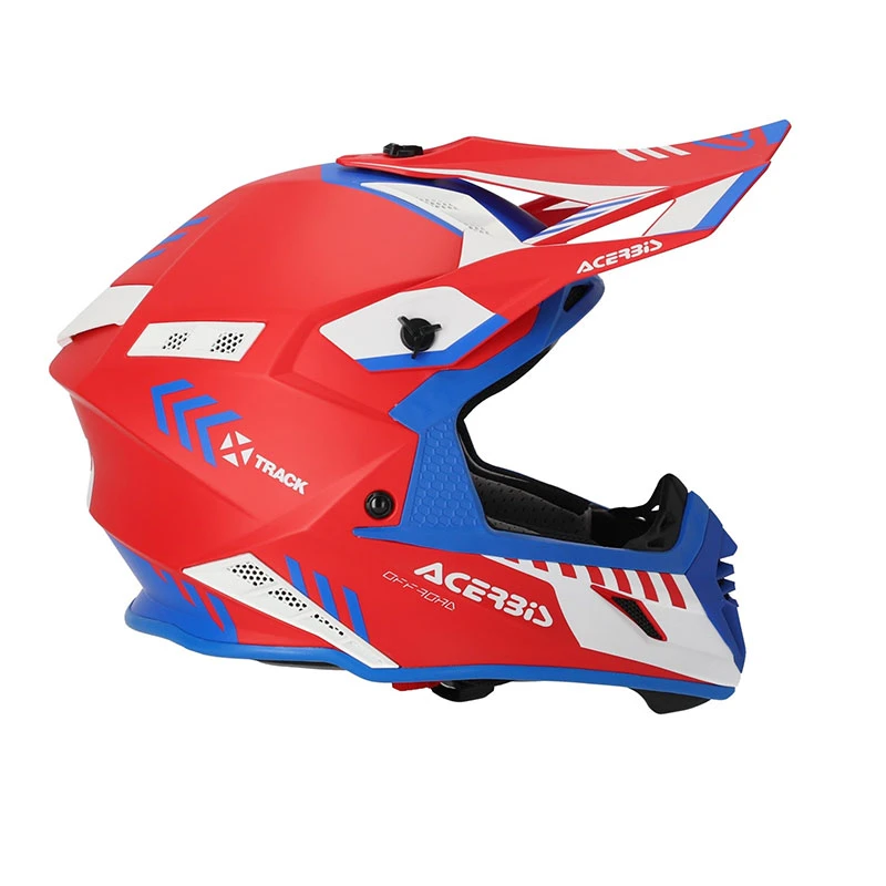 Fibra Casco Acerbis X-track Mips 2206 Rosso Blu - immagine 2