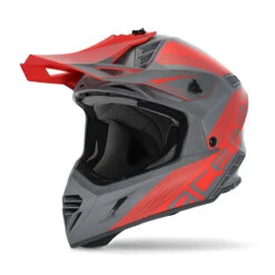 Fibra Casco Acerbis X Track Vtr Grigio Rosso