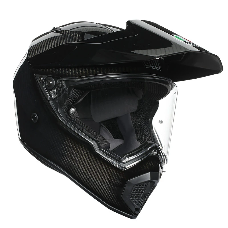 Crosstourer Casco Agv Ax9 Carbon Lucido