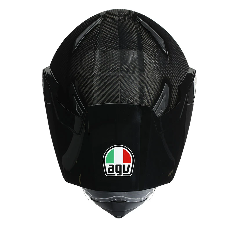 Crosstourer Casco Agv Ax9 Carbon Lucido - immagine 5
