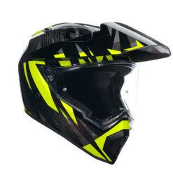 Crosstourer Casco Agv Ax9 Carbon Steppa Giallo