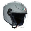 Fibra Casco Agv K-5 Jet Solid Nardo Grigio