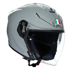 Fibra Casco Agv K-5 Jet Solid Nardo Grigio
