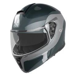 Policarbonato Casco Modulare Agv Streetmodular Levico Argento