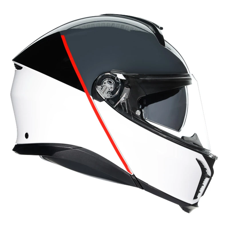 Fibra Kit Casco Agv Tourmodular Balance Bianco + Insyde - immagine 4