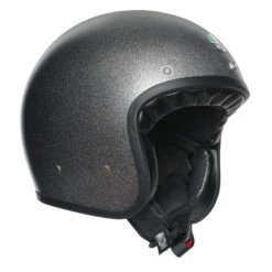 Custom Casco Jet Agv X70 Flake Grigio