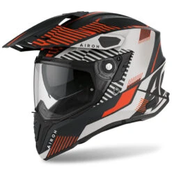 Crosstourer Casco Airoh On-off Commander Boost Arancio Opaco