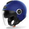 Policarbonato Casco Jet Airoh Helios Color Blu Opaco