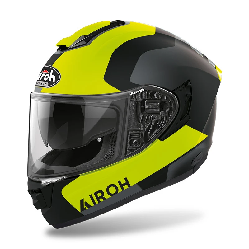 Fibra Casco Airoh St.501 Dock Giallo Opaco