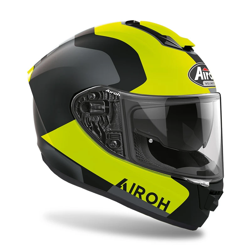 Fibra Casco Airoh St.501 Dock Giallo Opaco - immagine 2