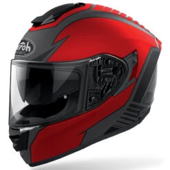 Fibra Casco Airoh St 501 Type Rosso Opaco
