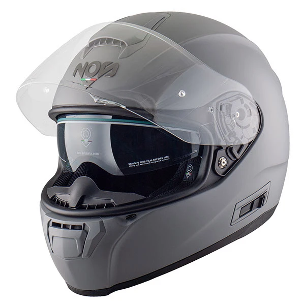 Policarbonato Casco Nos Ns 6 Seal Grigio Opaco