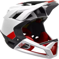 Downhill Casco Fox Proframe Blocked Nero Bianco