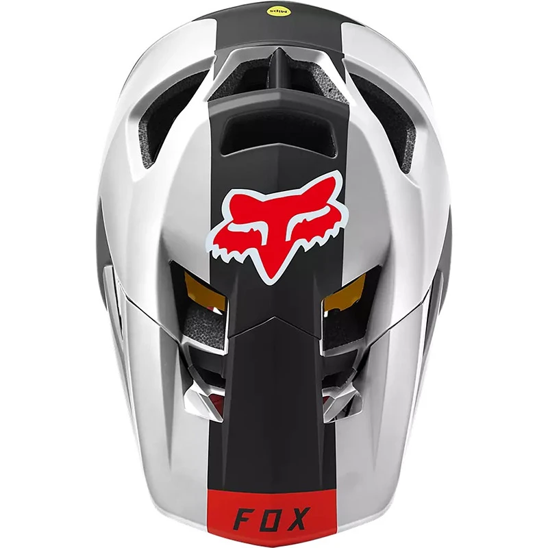 Downhill Casco Fox Proframe Blocked Nero Bianco - immagine 3