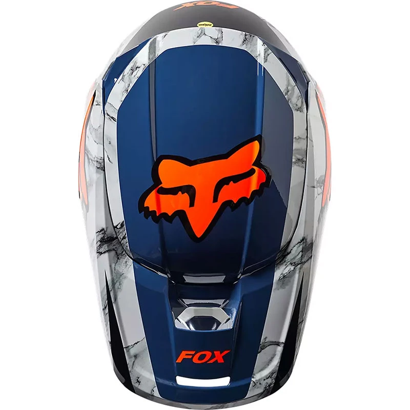 Policarbonato Casco Fox V1 Karrera Indigo Scuro - immagine 3