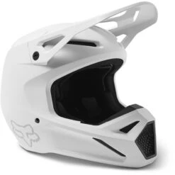 Policarbonato Casco Fox V1 Solid Bianco Opaco