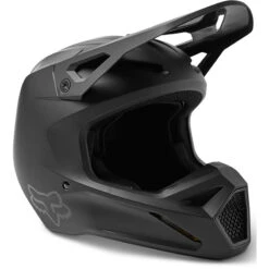 Policarbonato Casco Fox V1 Solid Nero Opaco