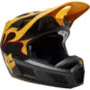 Fibra Casco Fox V3 Rs Supr Trik Nero Giallo