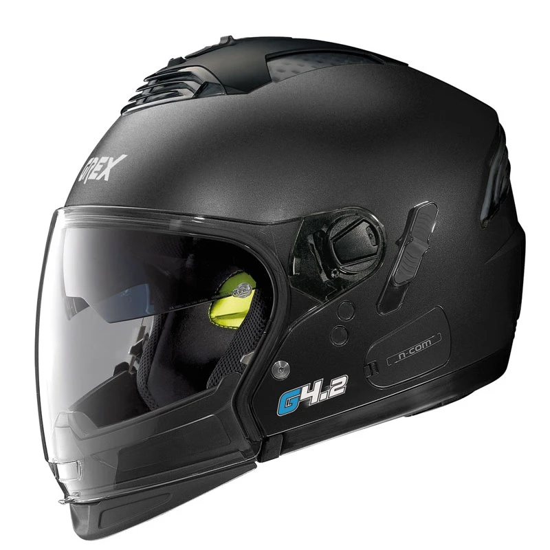 Mentoniera Removibile Grex G4.2 Pro Kinetic N-com Grafite Opaco