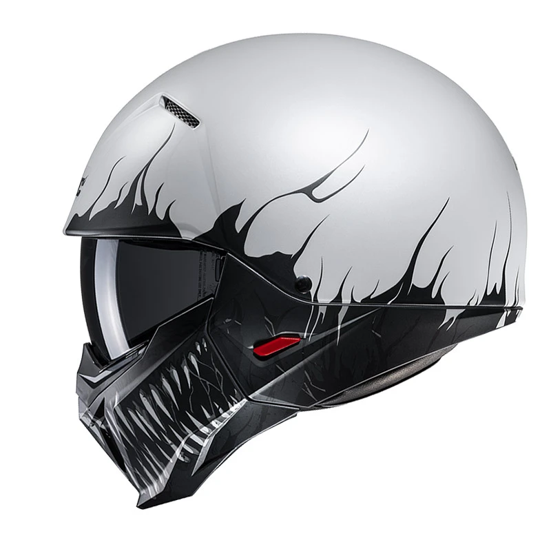 Mentoniera Removibile Casco Hjc I20 Scraw Grigio Nero - immagine 3