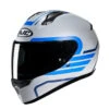 Policarbonato Casco Hjc C10 Lito Blu Grigio