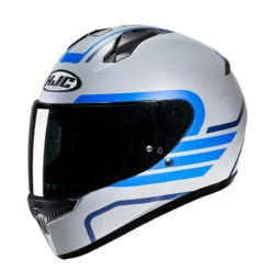 Policarbonato Casco Hjc C10 Lito Blu Grigio