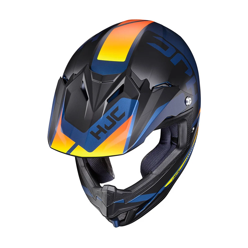 Policarbonato Casco Bimbo Hjc Cl-xy 2 Creed Blu Arancio - immagine 2