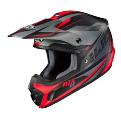 Policarbonato Casco Hjc Cs-mx 2 Drift Rosso Grigio