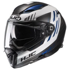 Fibra Casco Hjc F70 Carbon Kesta Blu