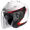 Fibra Casco Hjc Fg Jet Balin Bianco Rosso
